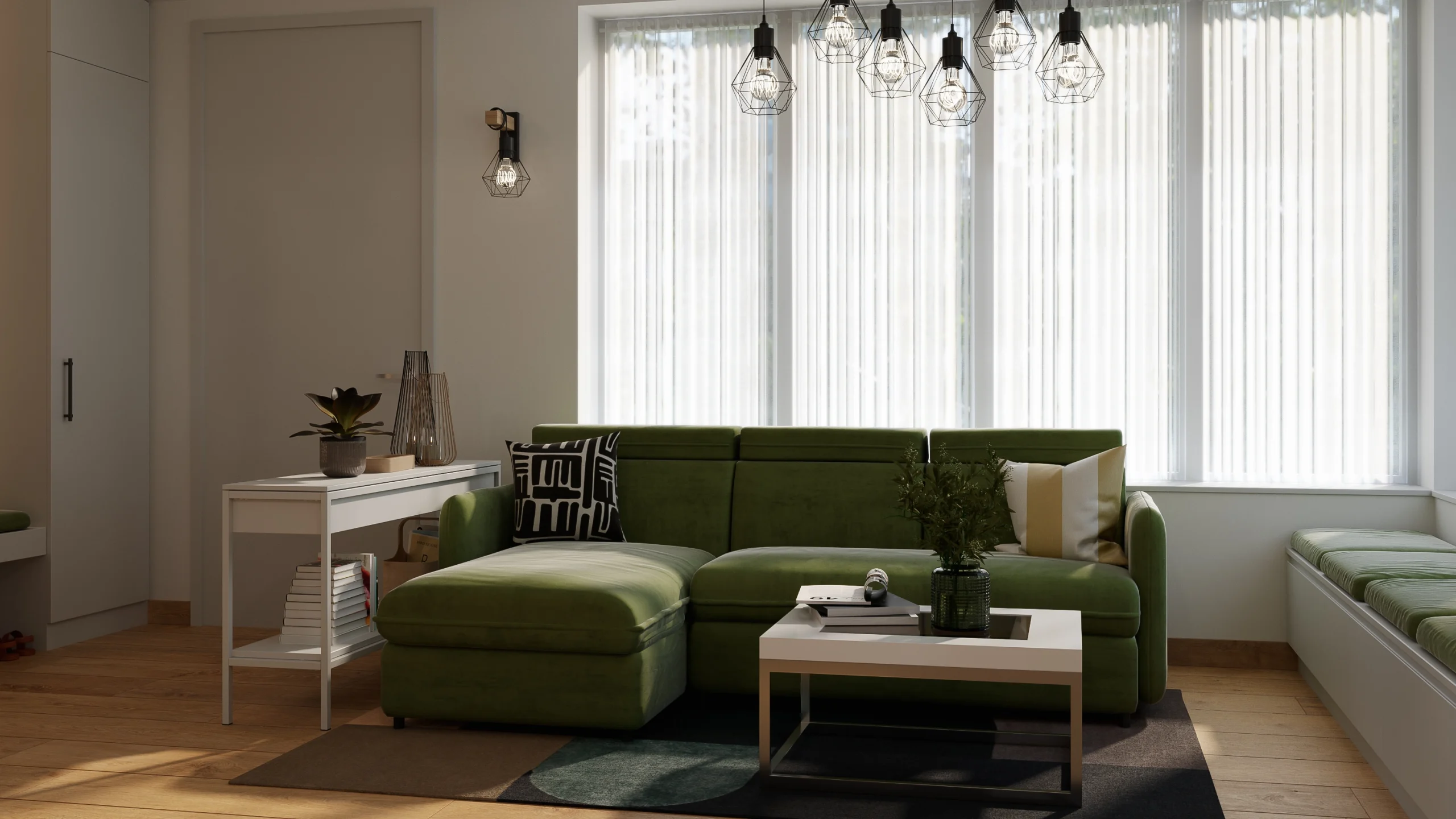 Wohnzimmer-Flur-Kombination image 3