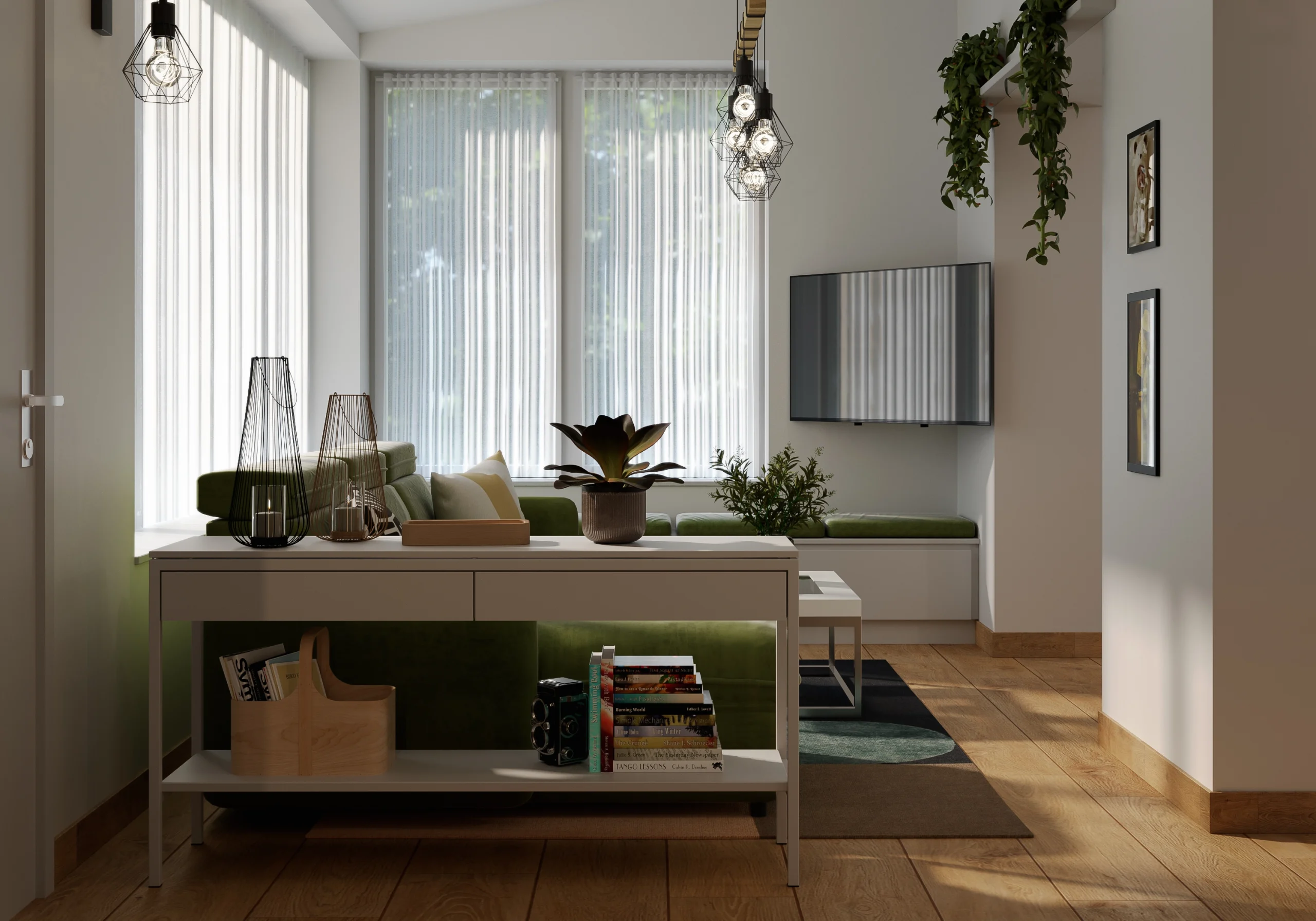 Wohnzimmer-Flur-Kombination image 1